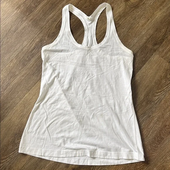 Lululemon Athletica White Tank Top - Picture 1 of 4